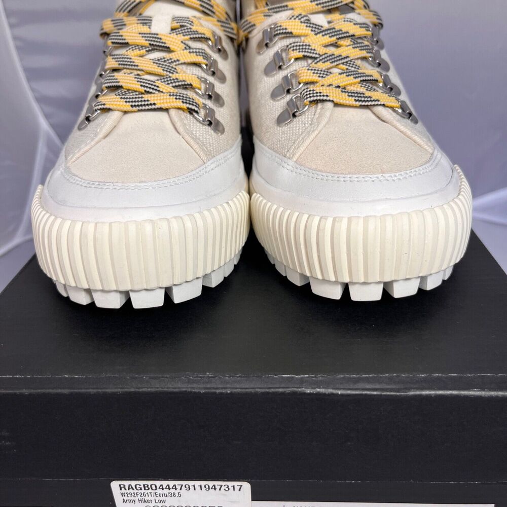 RAG & BONE RB Army Hiker Low In Ecru Size: EU-38.5/US 8.5 (Runs a little small) - Picture 12 of 16